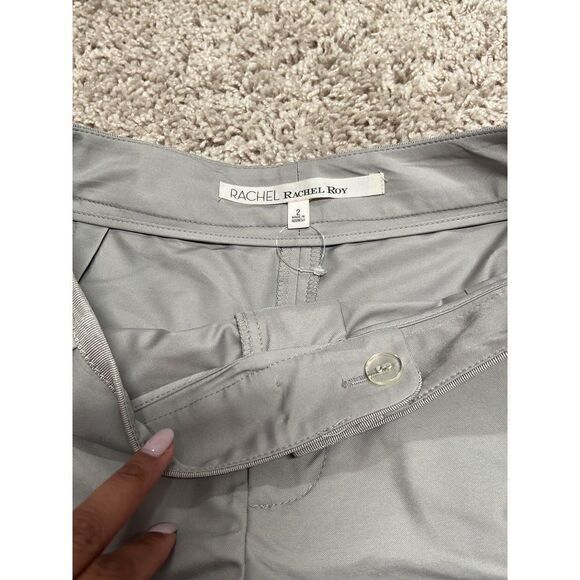 Rachel Roy Shorts khaki nylon polyester size 2 - Picture 3 of 3